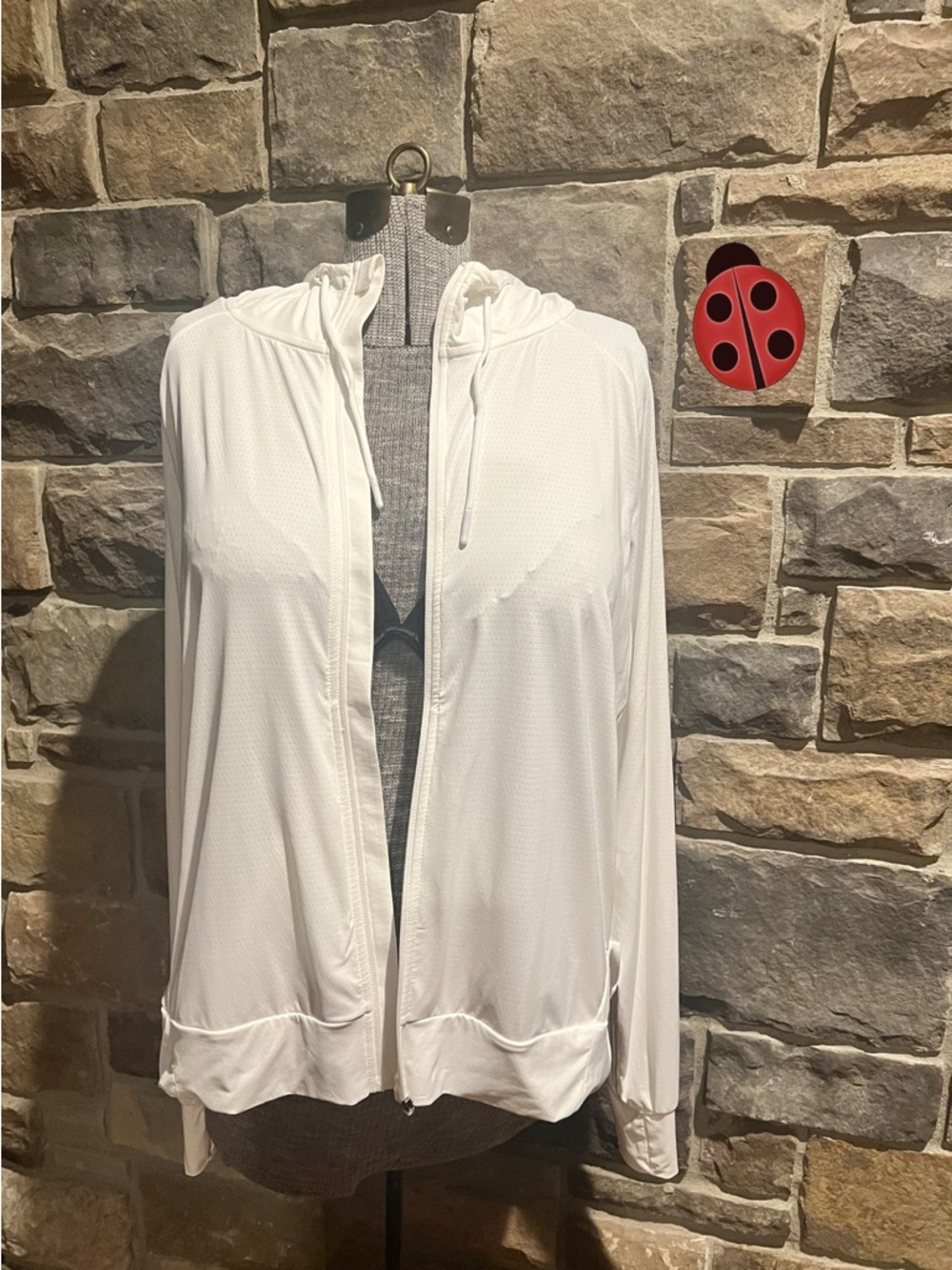 Mondet white Hooded Zip Jacket XL